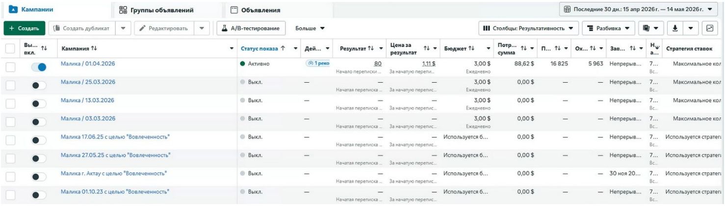 Проект Таргет на детокс-программу