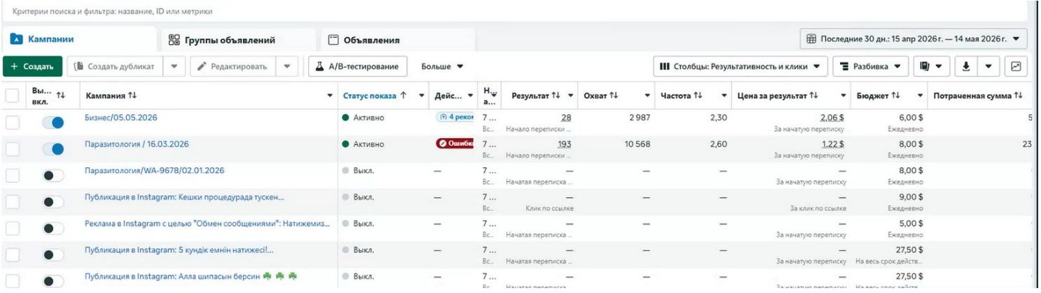 Проект Таргет на очищение организма от паразитов